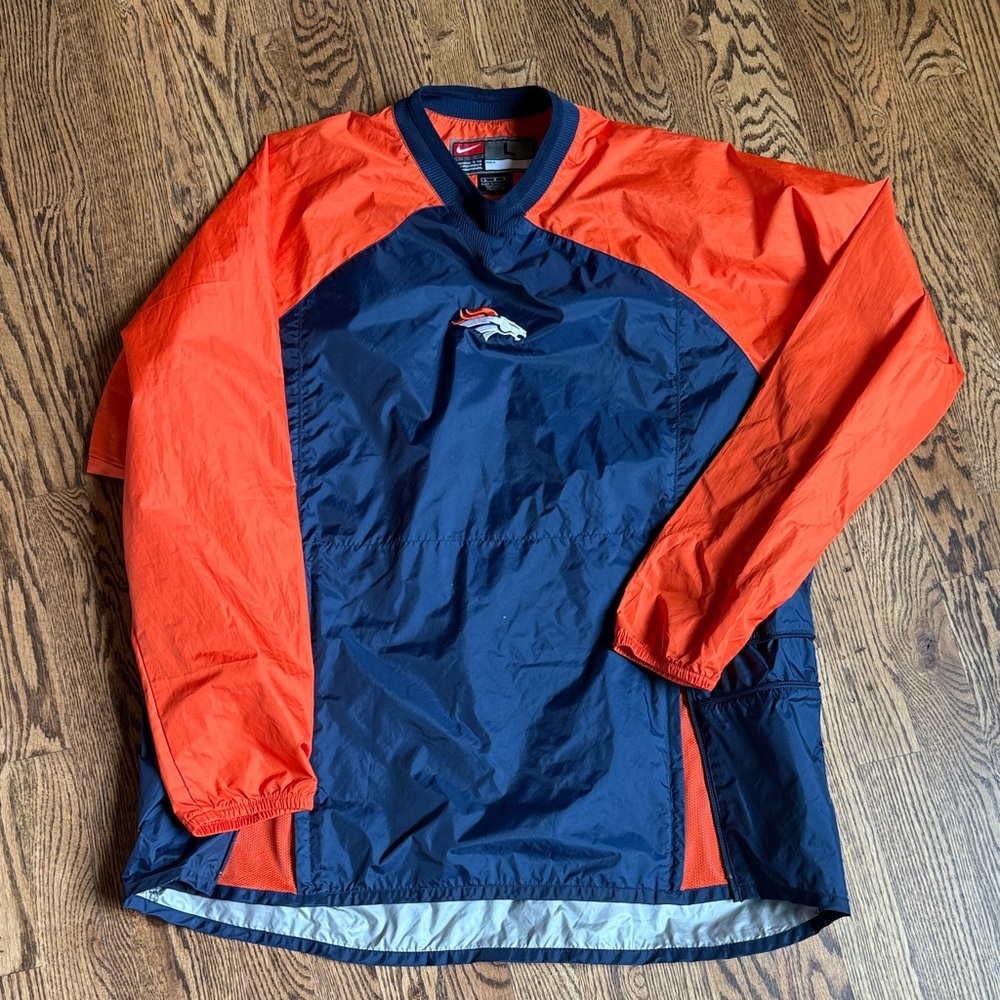Denver Bronco Jacket in Orange and Navy